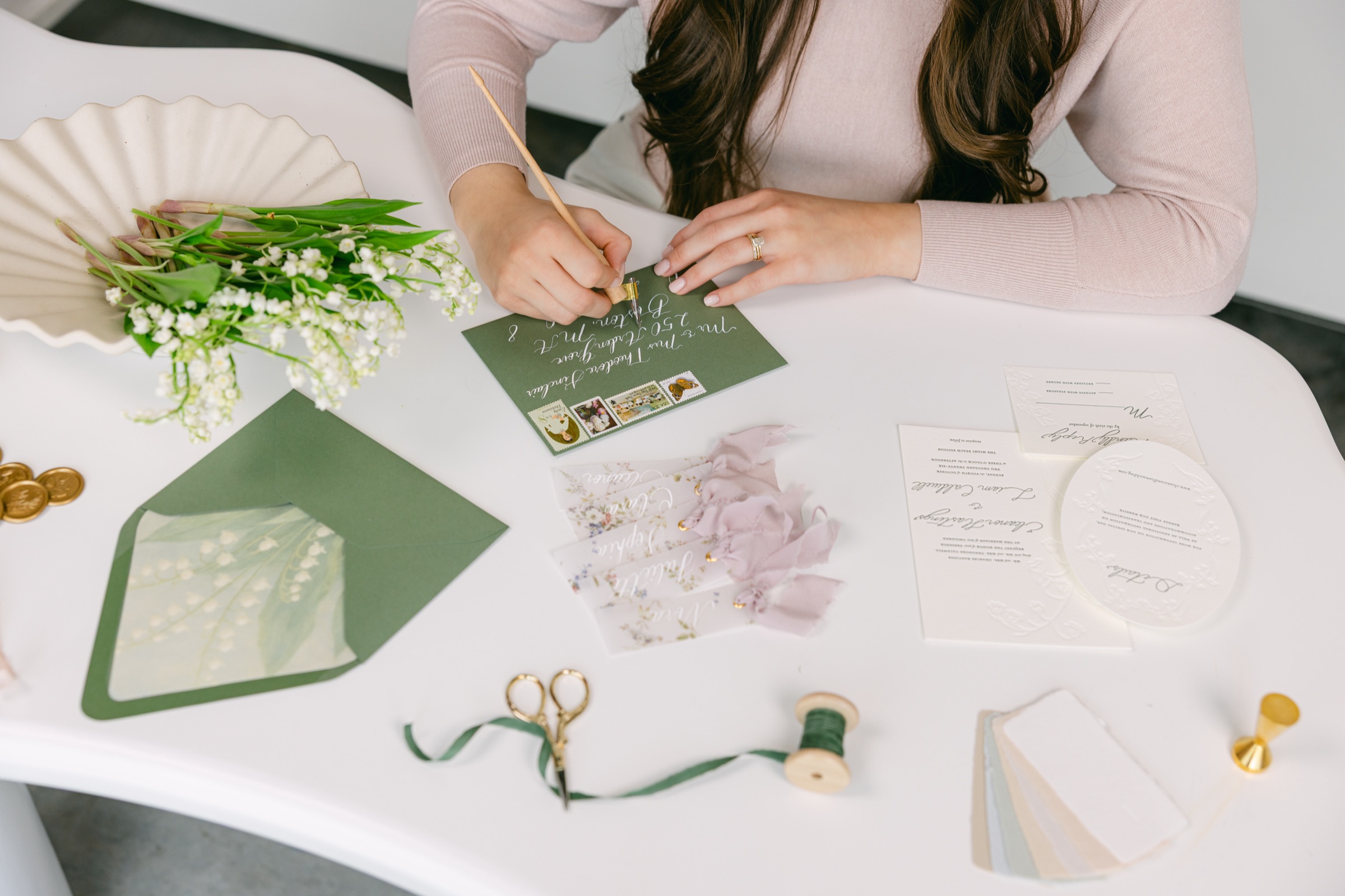Covenant Calligraphy stationery